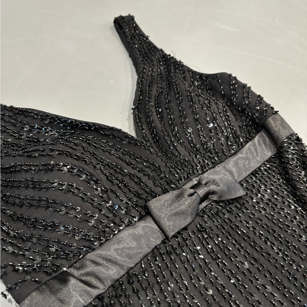 Vintage Pronovias Beaded Evening Gown - Picture 3 of 11